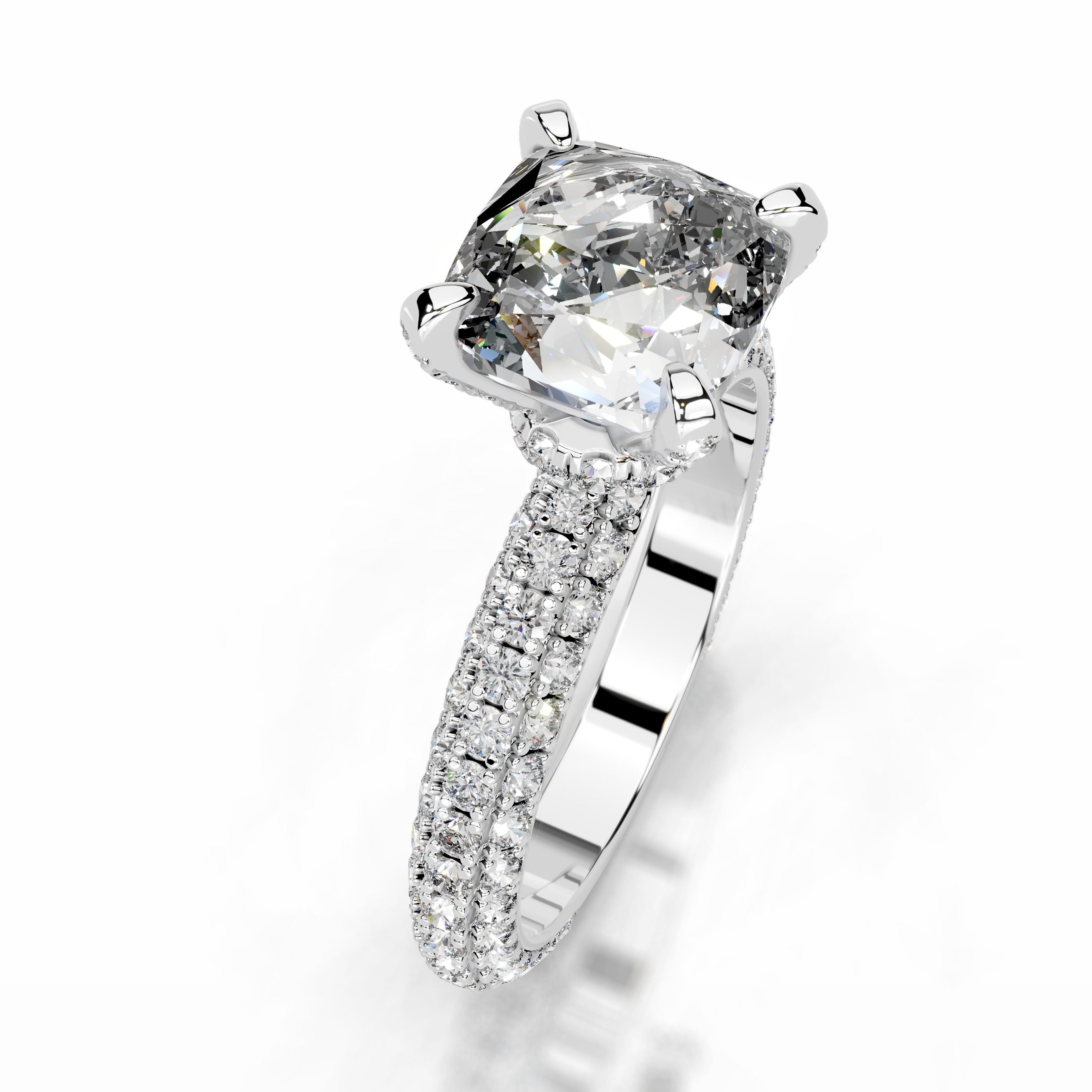 Milly Lab Grown Diamond Ring - 18K White Gold、mySite、hinf8tx79