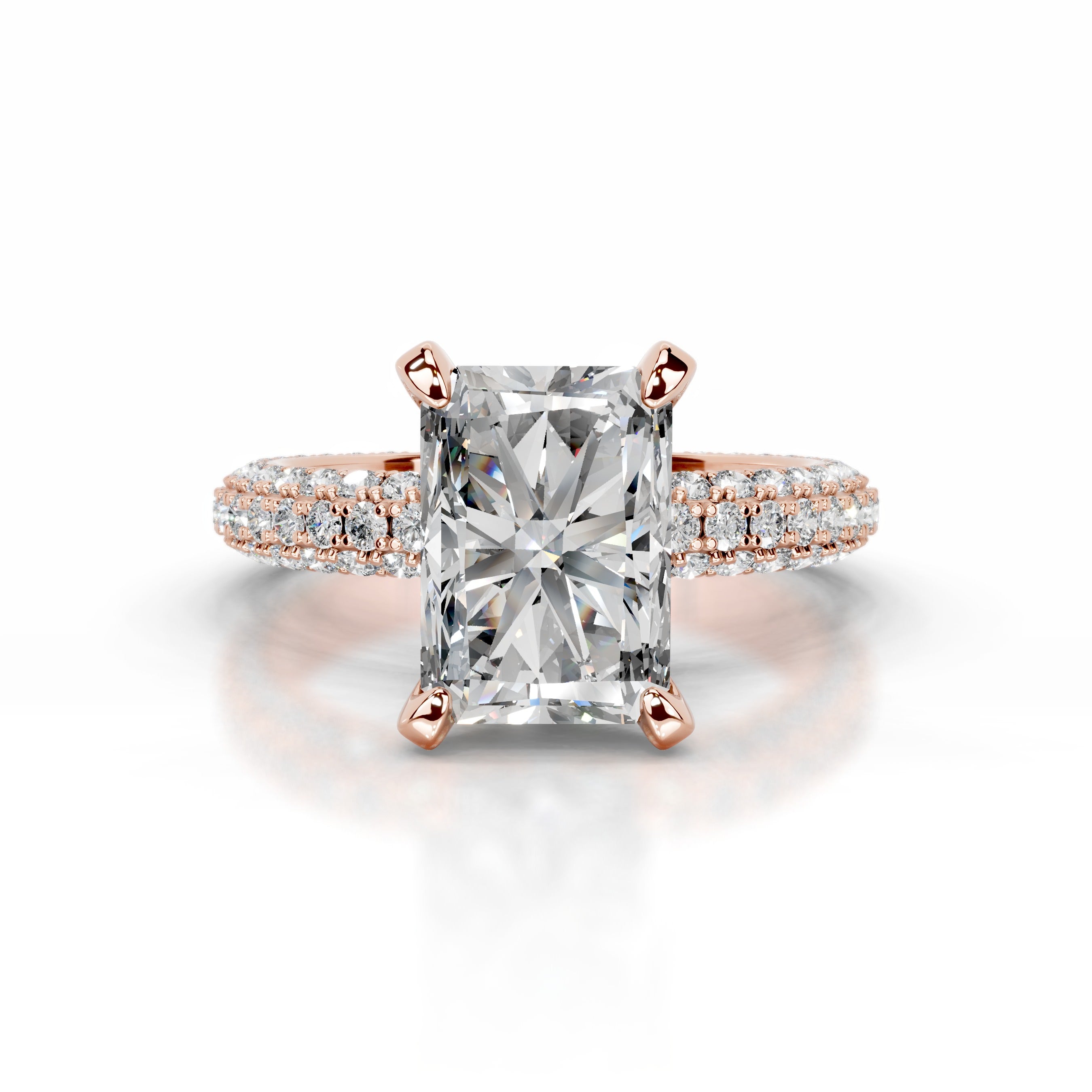 Milly Diamond Engagement Ring - 14K Rose Gold、mySite、hinf8tx79