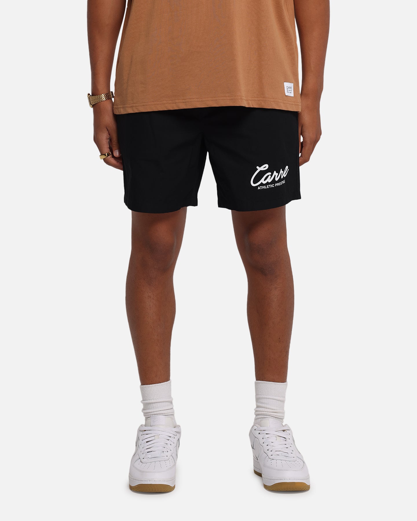 Carre Prestige Script Beach Shorts Black、mySite、zt4zffjzw