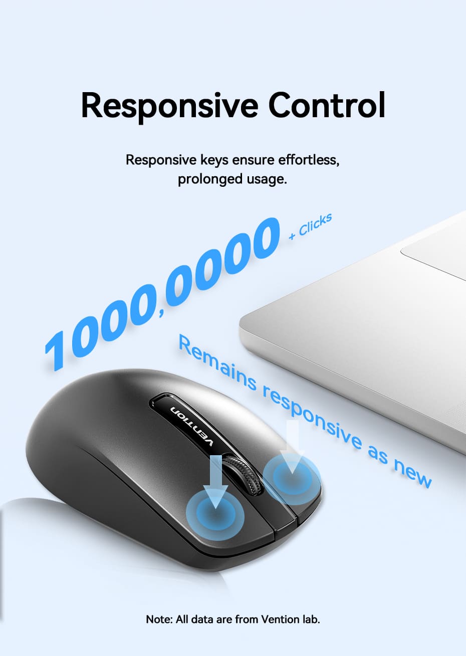 Wireless Full-Sized Keyboard and Mouse Combo with Mouse Pad Black Slim Type