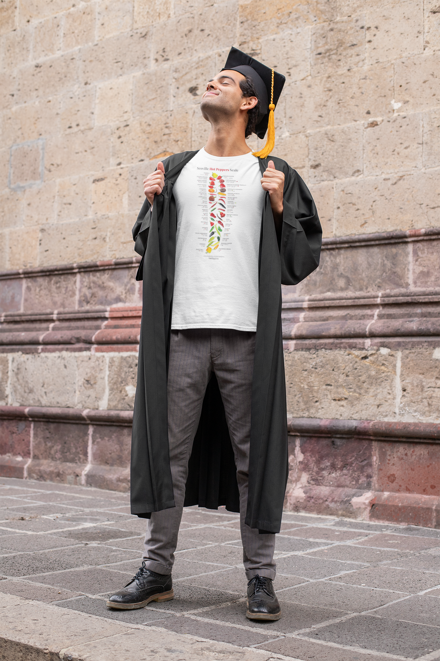 Scoville Hot Peppers Scale Short-Sleeve Unisex T-Shirt、mySite、camillekostekn