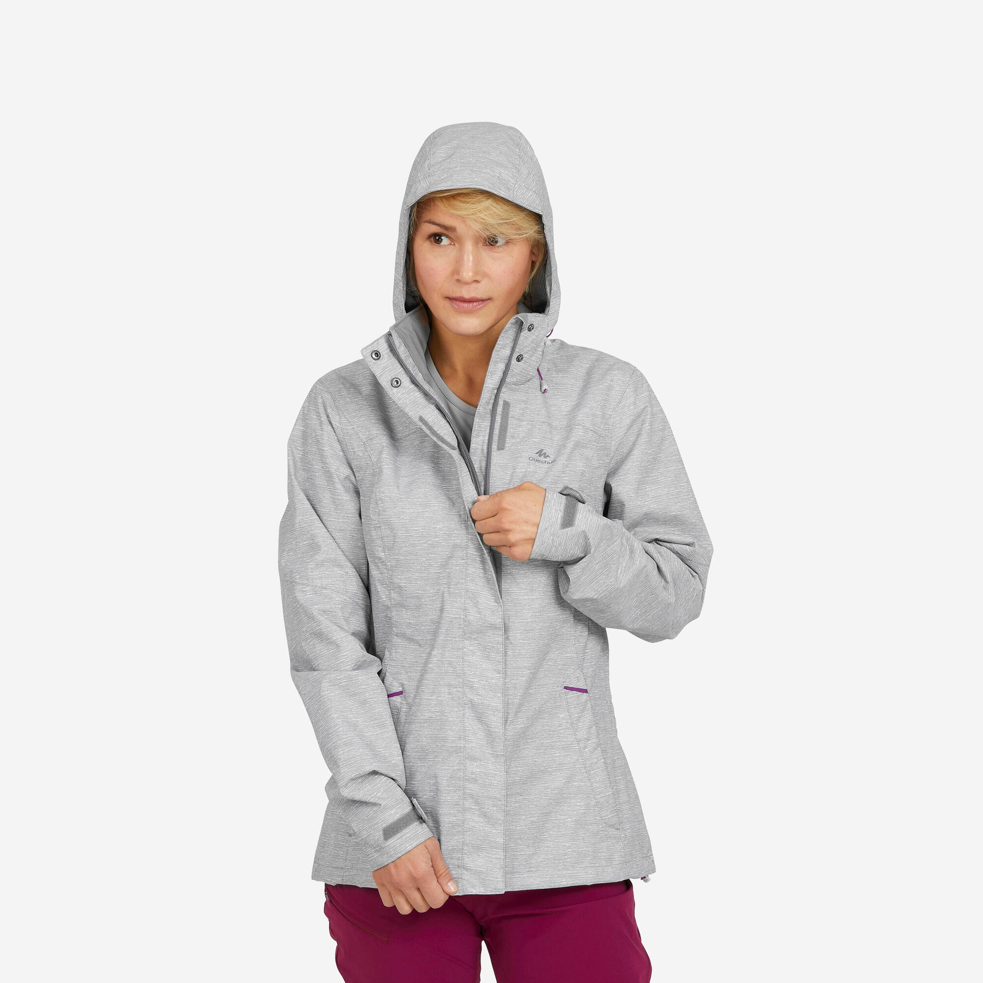 Quechua Women's waterproof mountain walking jacket MH100、mySite、neckold