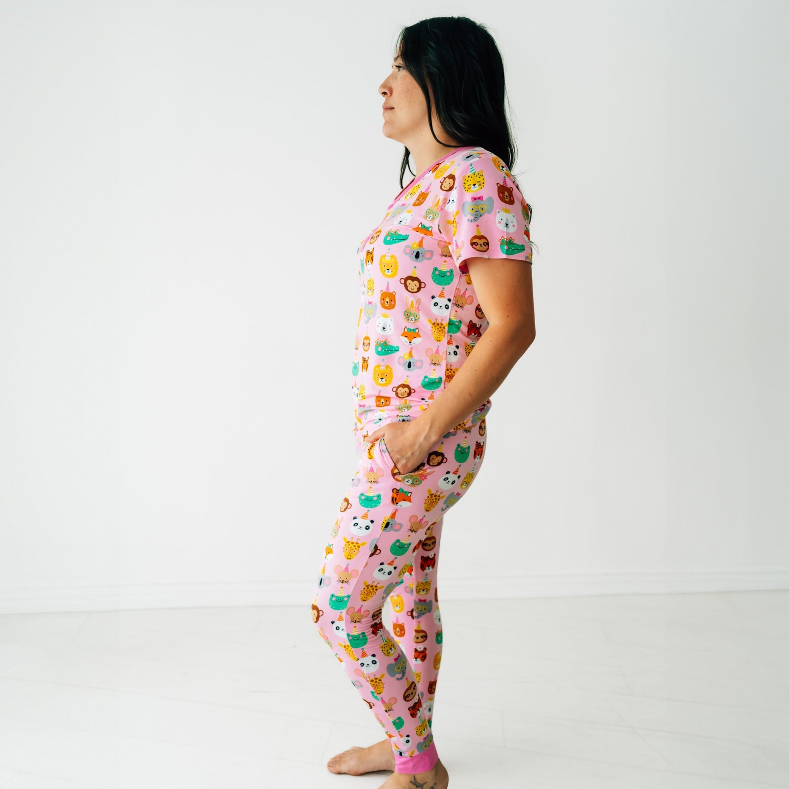  Pink Party Pals Women's Pajama Pants、mySite、layawaytickets