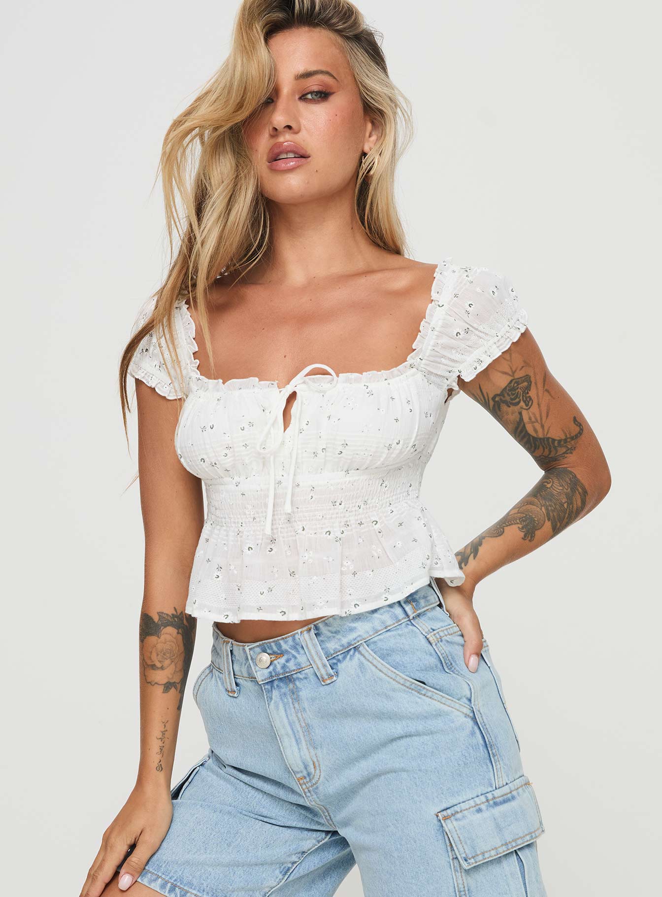 Yvaine Top White、mySite、solidvoid