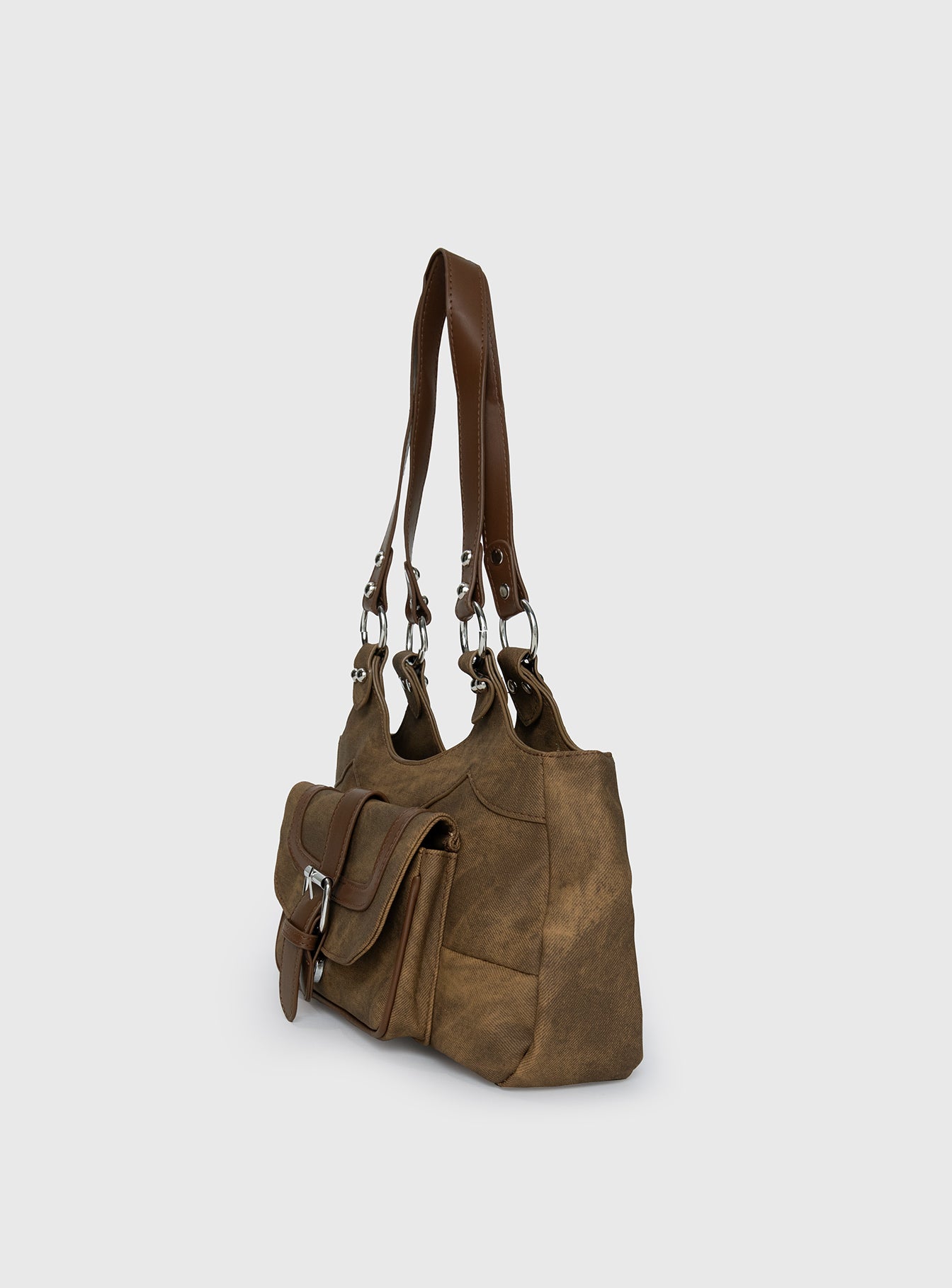 Airlea Shoulder Bag Brown、mySite、solidvoid