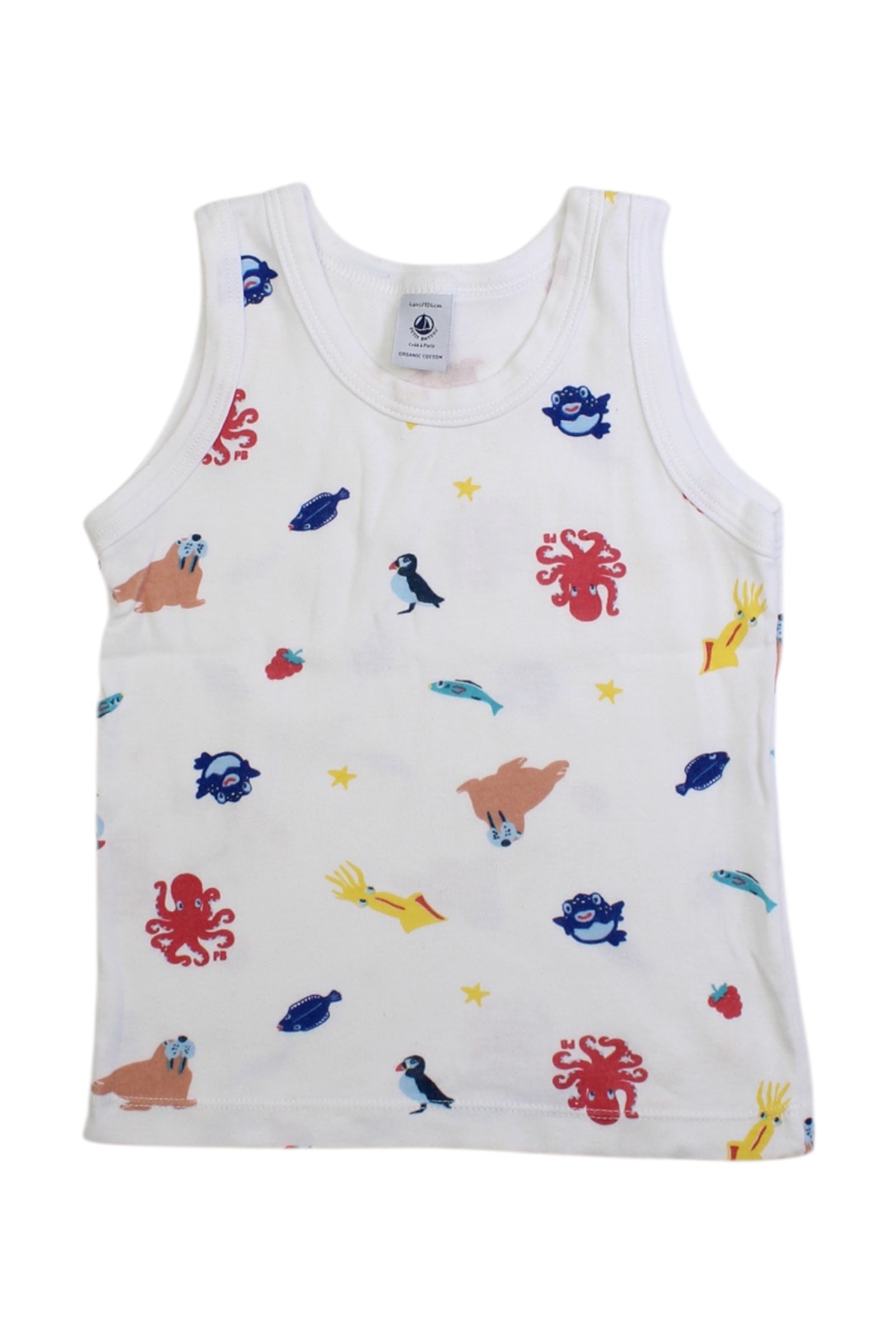 Petit Bateau Sleeveless Top, Size 4T、mySite、g9winljtr