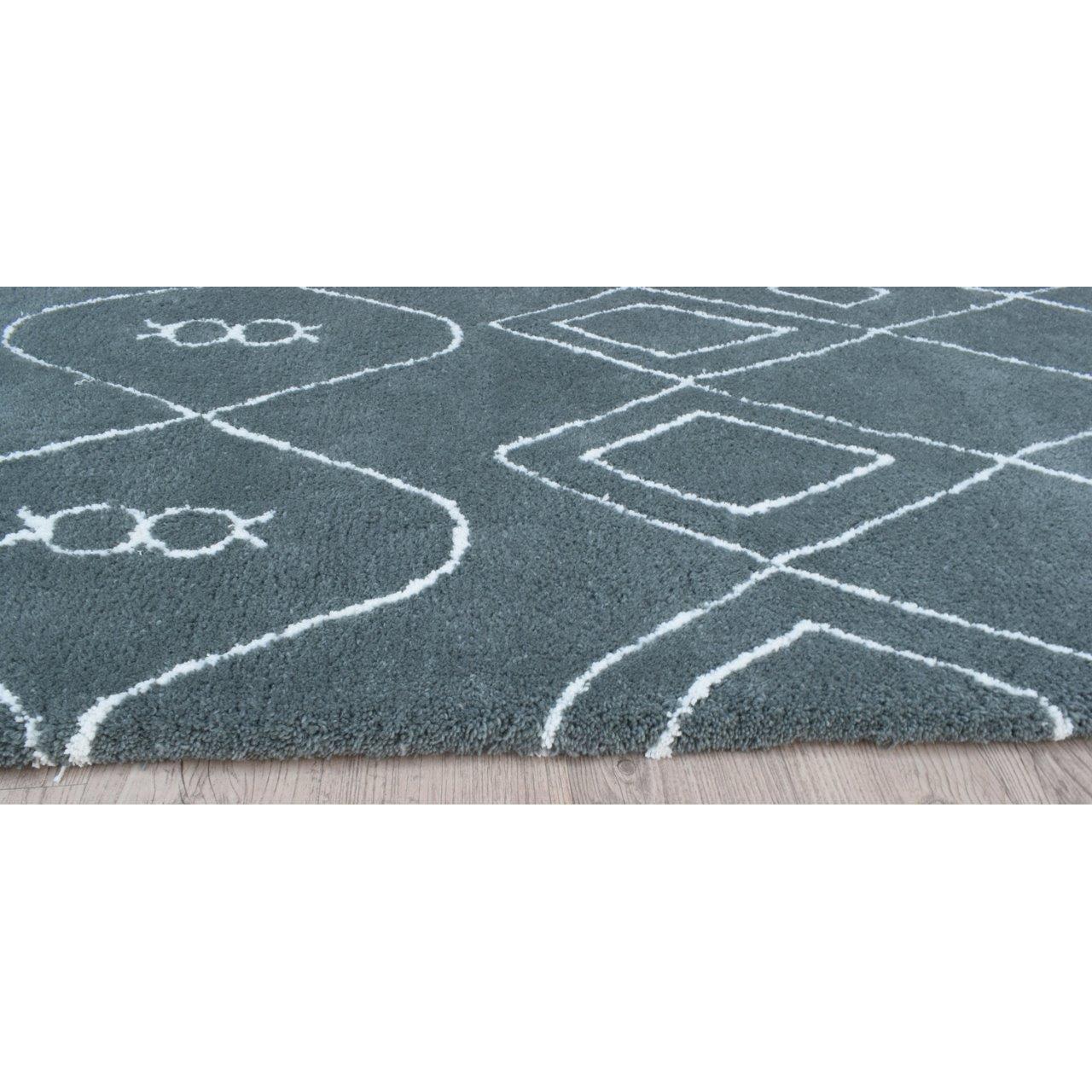 Moroccan Rebel Fantasy Shag Charcoal Area Rug、mySite、gigharbornorthrealestate