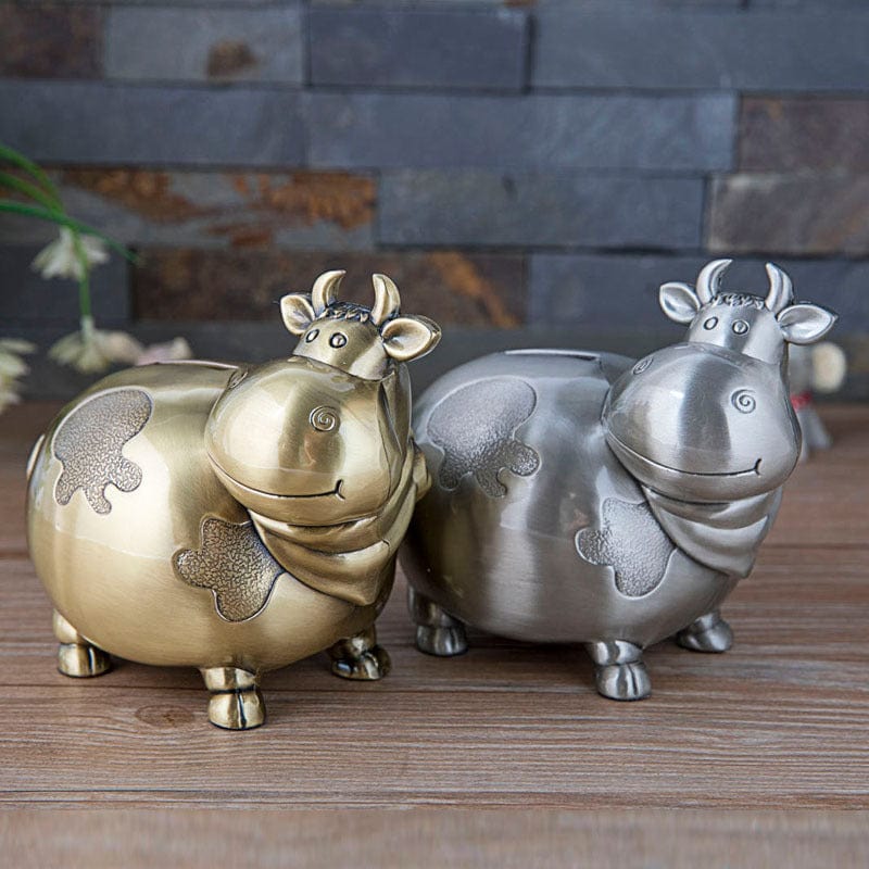 Pewter Pig & Cow Piggy Coin Banks-Unique and CUTE! ONLY at TPP!、mySite、g9winljtr
