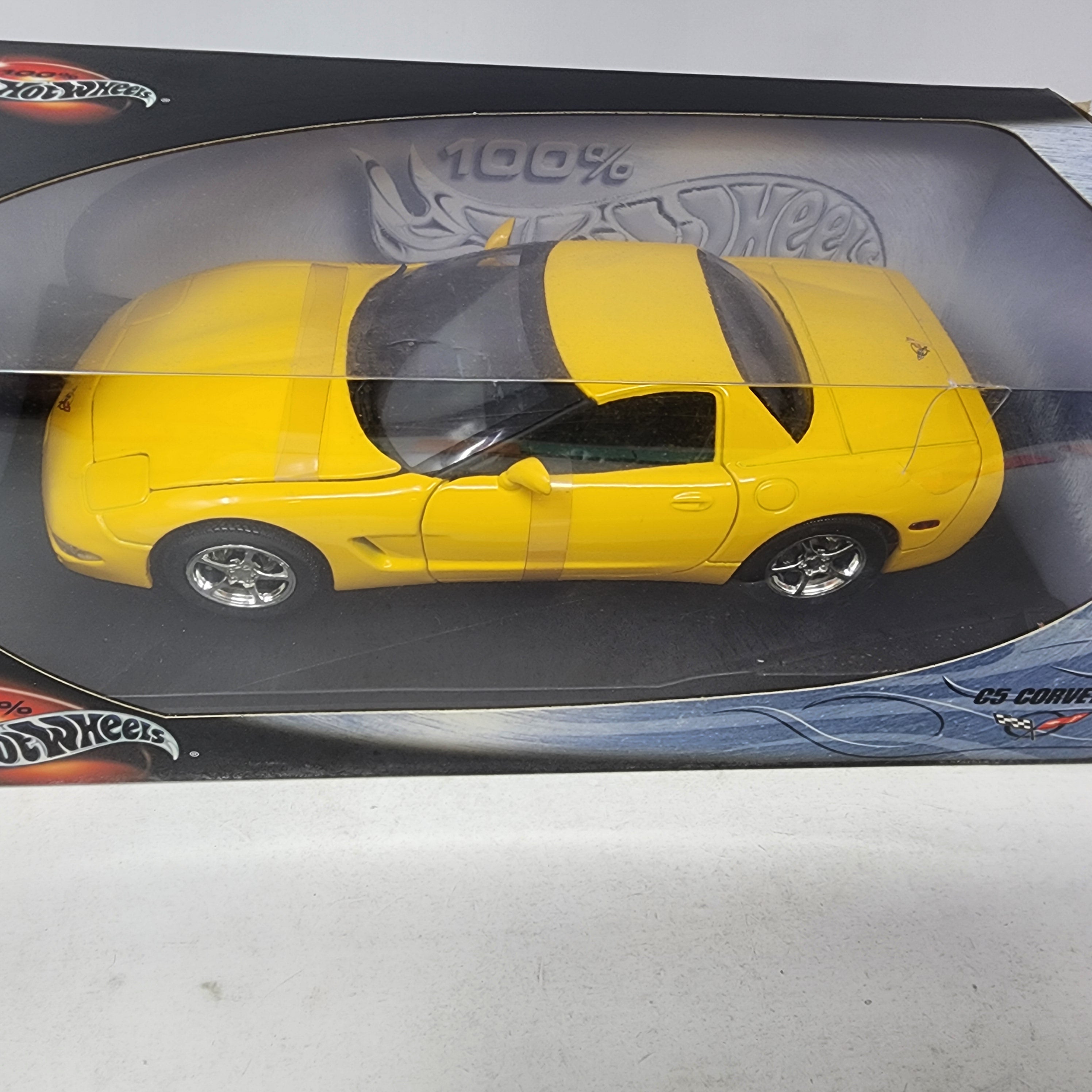 C5 Corvette * Yellow * 100% Hot Wheels 1/18 Scale、mySite、hgirdovlk