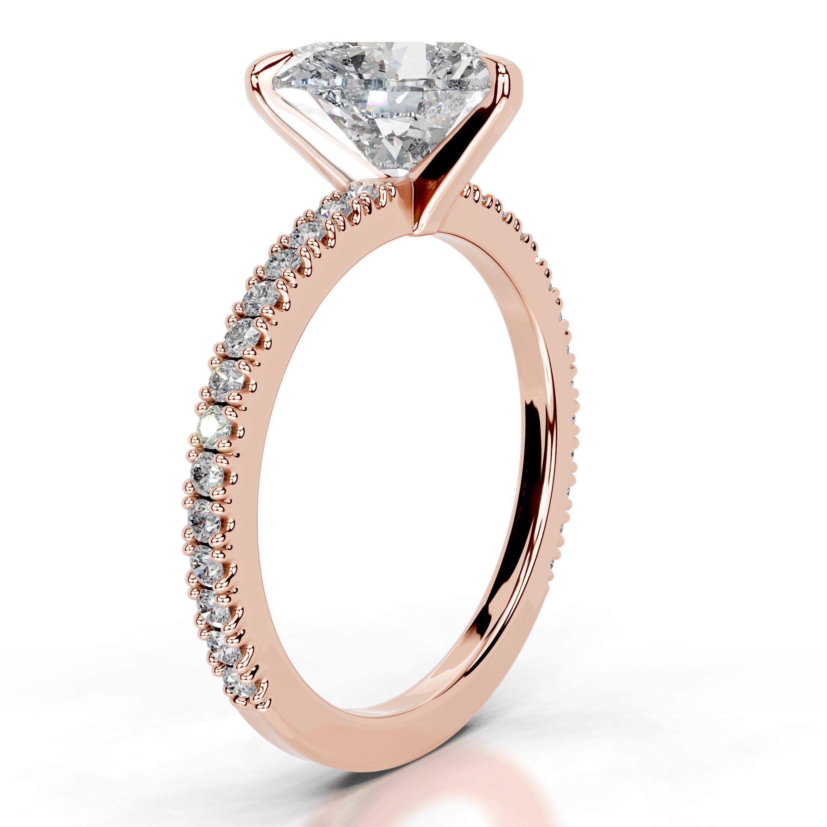 Luisana Diamond Engagement Ring - 14K Rose Gold、mySite、hinf8tx79