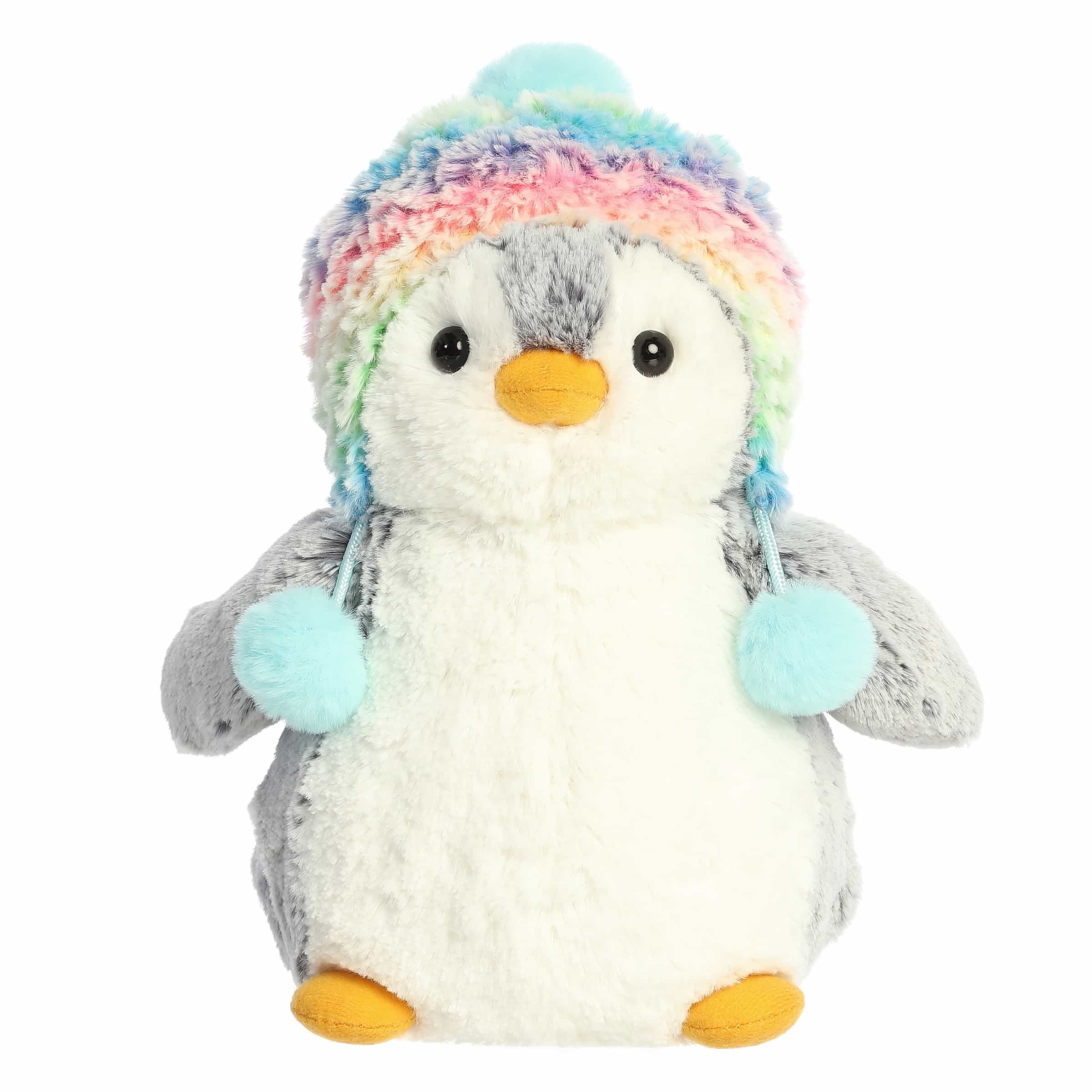 Aurora® - PomPom Penguin™ - 9 Pompom Rainbow Beanie™、mySite、g9winljtr