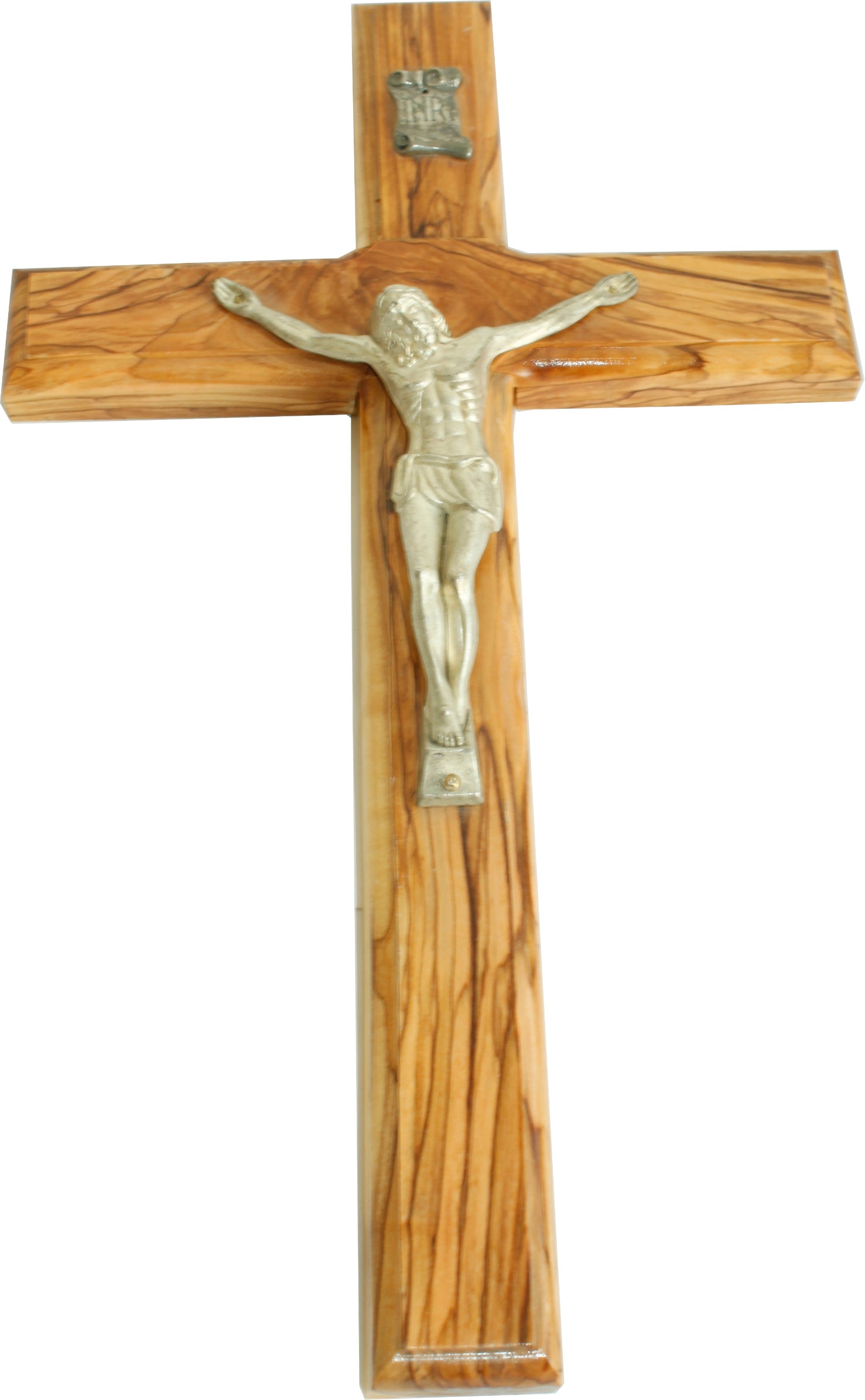 Holy Land Market Large Olive Wood Crucifix/Cross with Crucifix. (13.5 Inch)、mySite、topwebapps