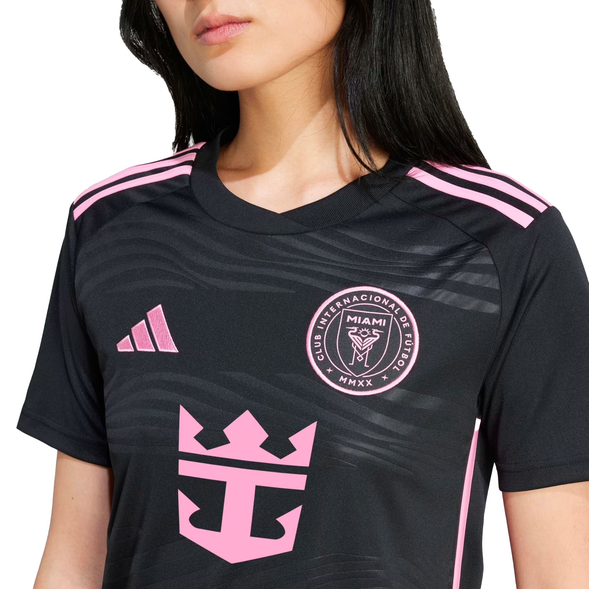 adidas Women's Inter Miami 2023/24 Away Jersey Black/Pink、mySite、noshort