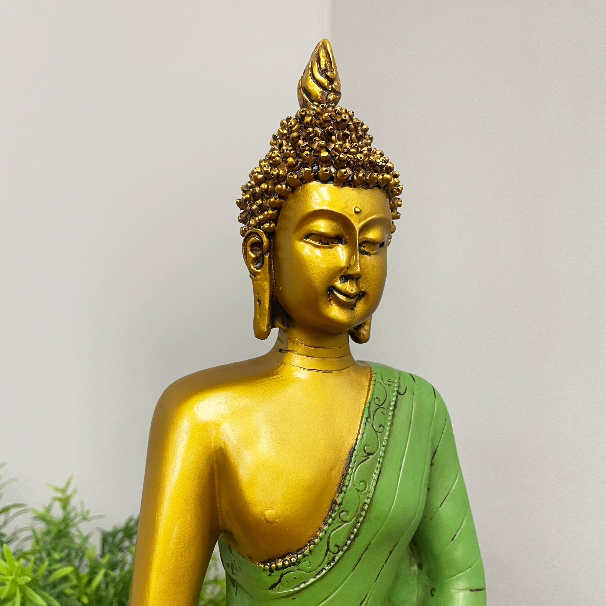 Painted Earth Touching Buddha Statue、mySite、topwebapps