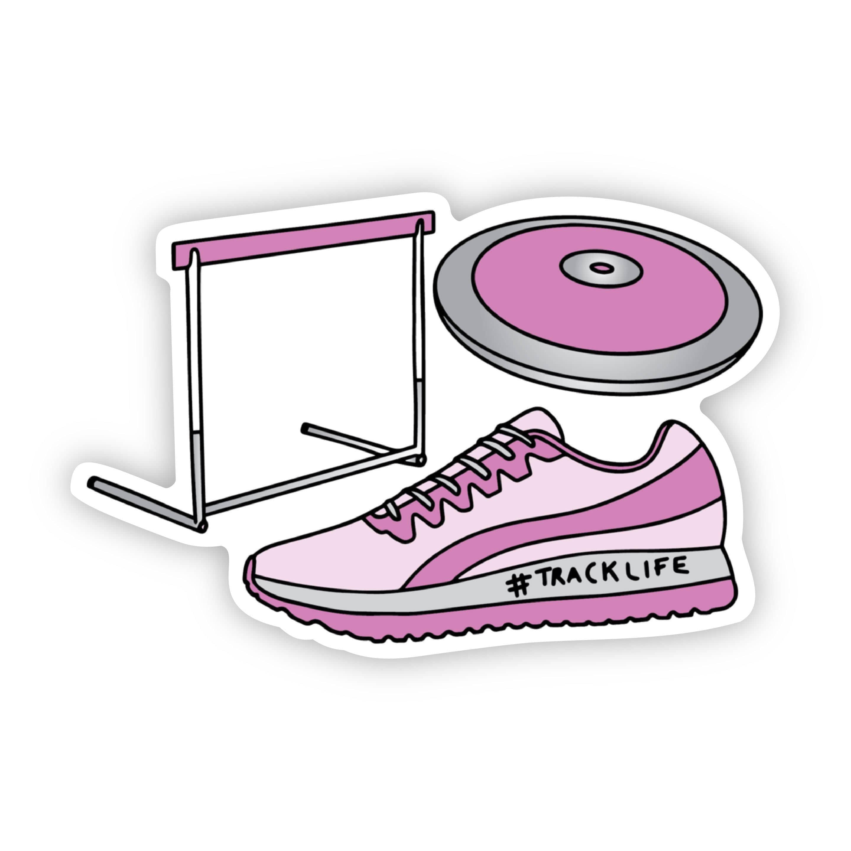  Track and Field Pink Sticker、mySite、elrpsem3k