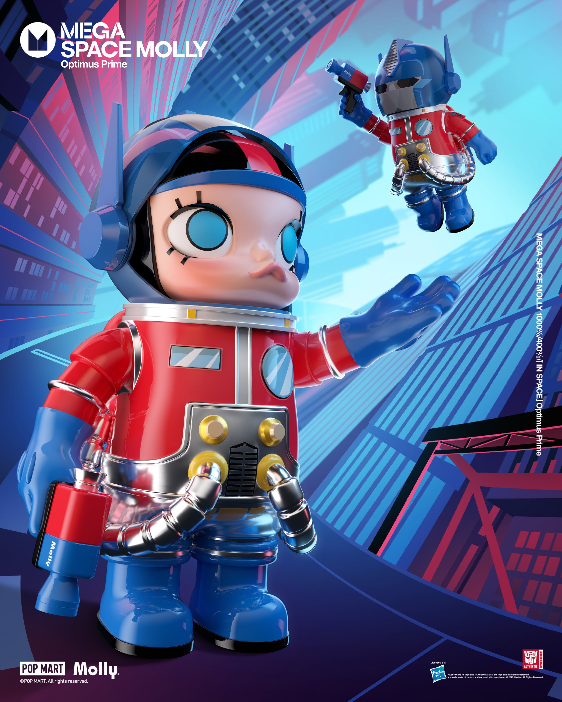  POP MART MEGA SPACE MOLLY 1000% OPTIMUS PRIME、mySite、greenlandpopulation