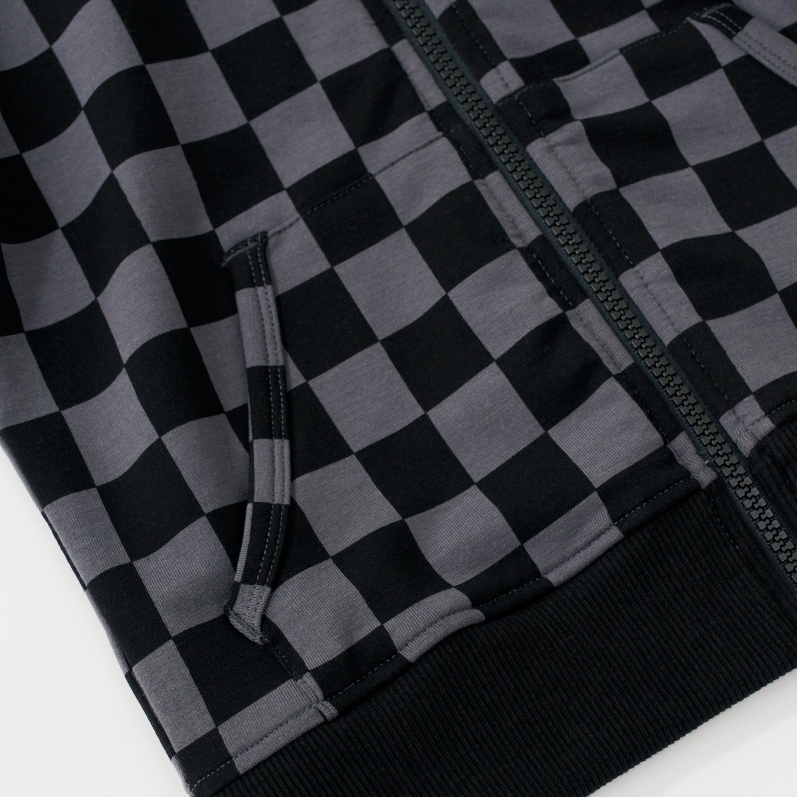  Monochrome Checks Zip Hoodie、mySite、layawaytickets