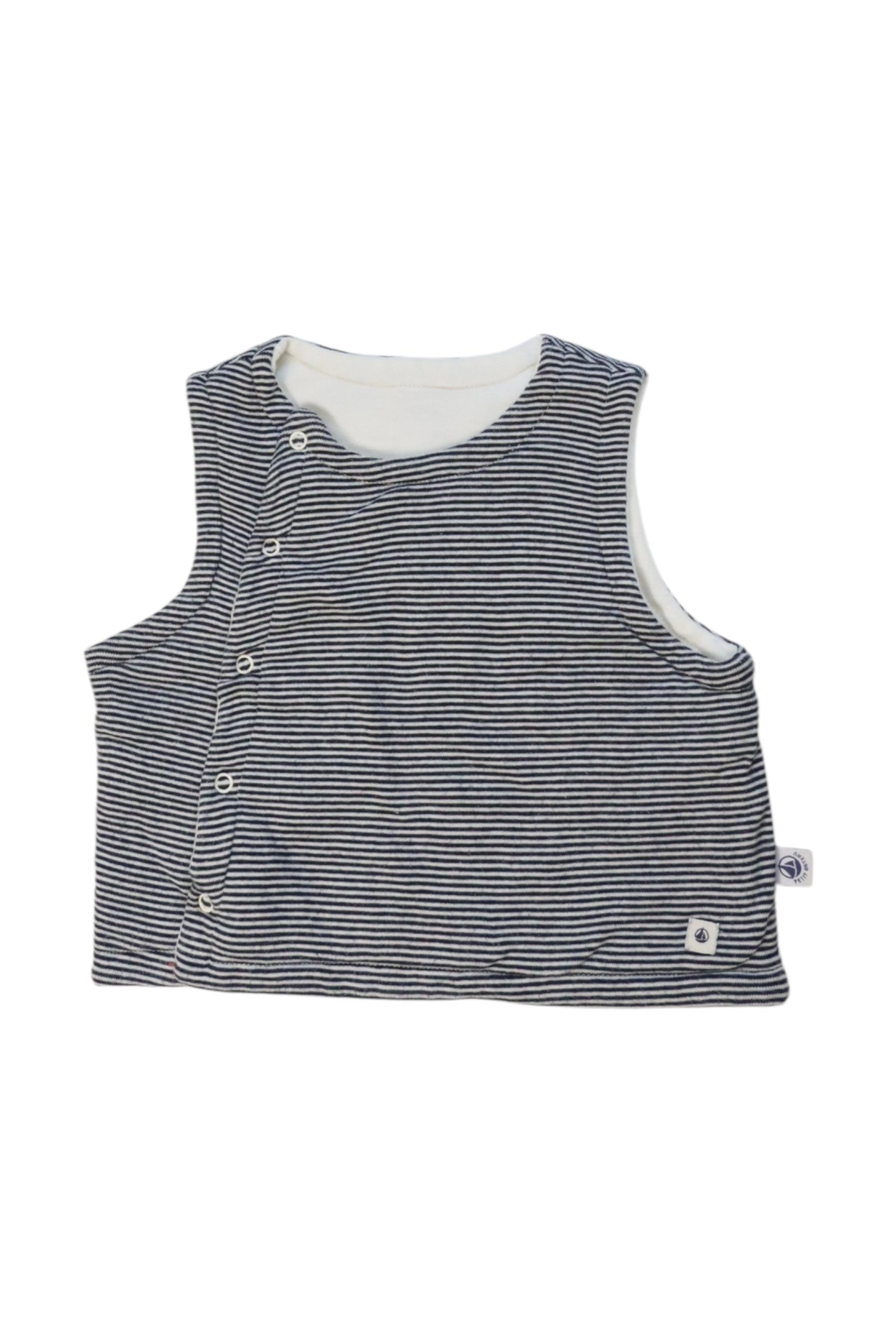 Petit Bateau Striped Outerwear Vest 18-24M、mySite、g9winljtr