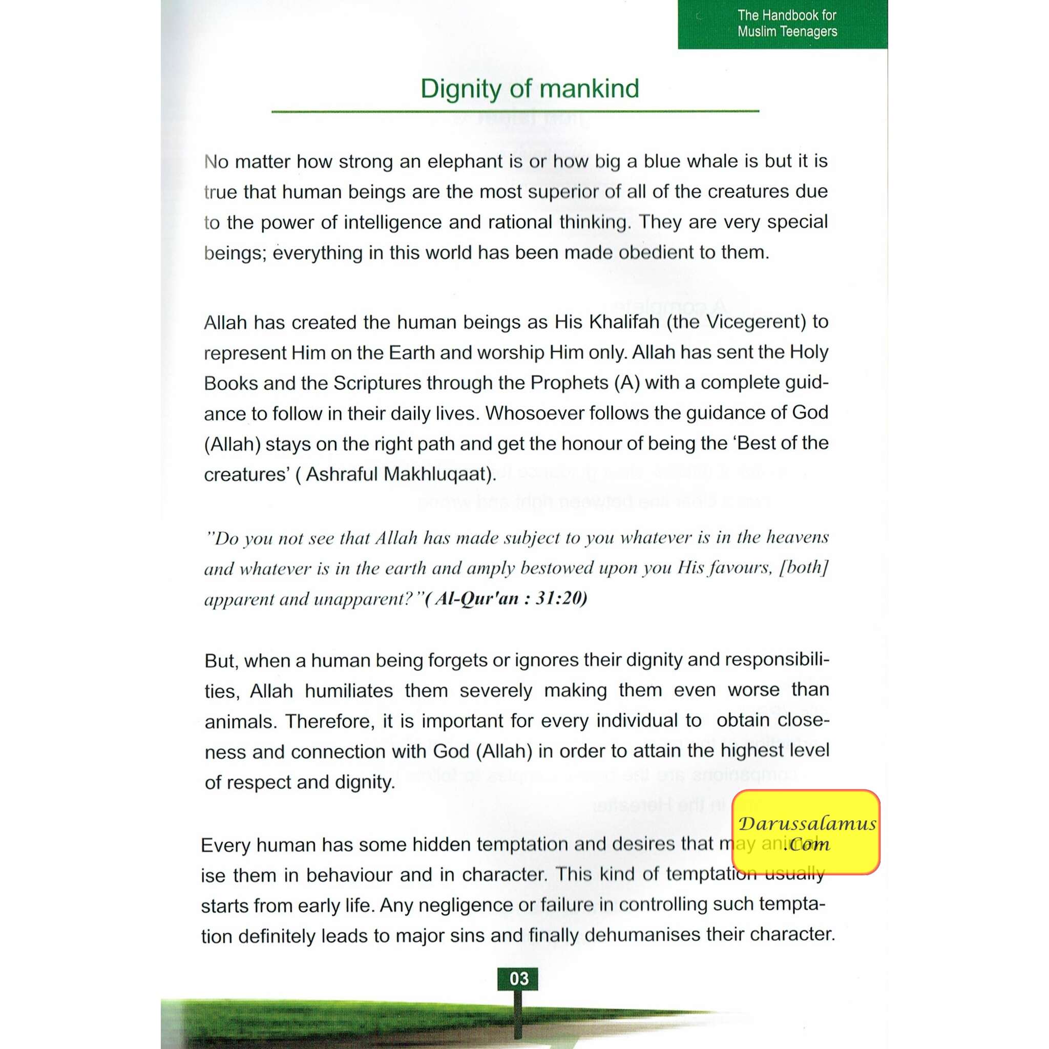 The Handbook for Muslim Teenagers,Boys Edition By Professor K. Kabir Uddin、mySite、topwebapps