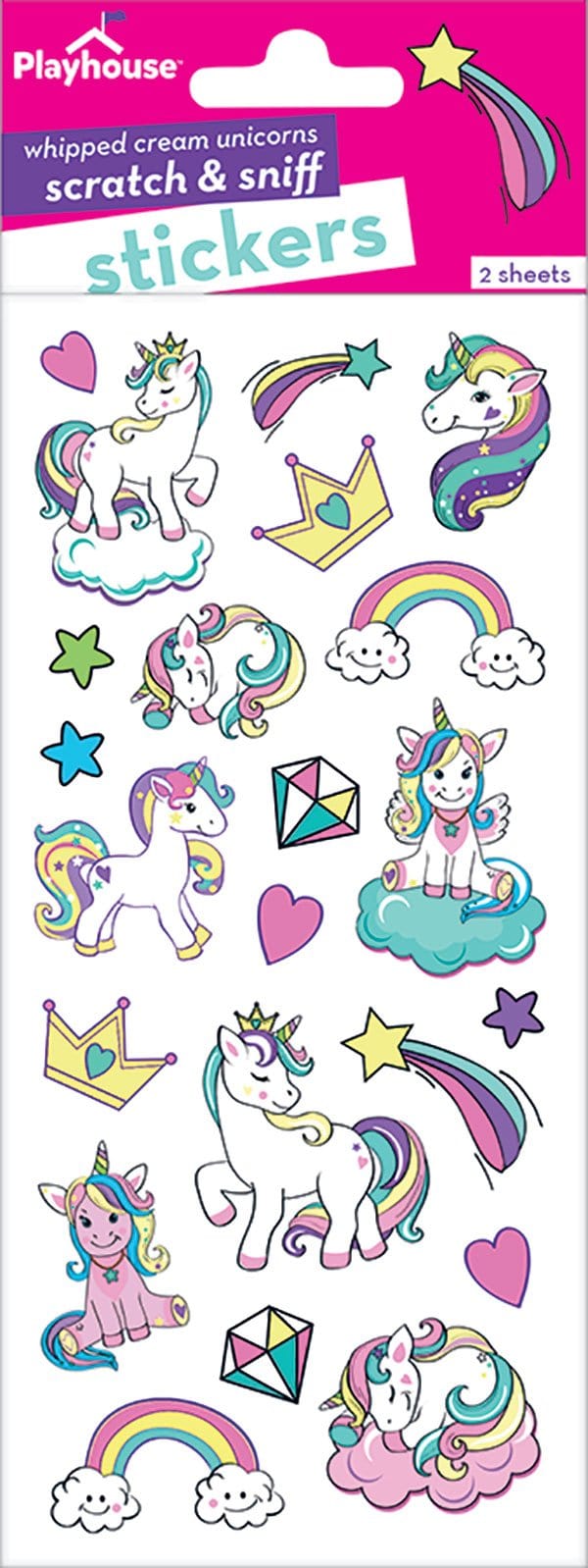  Scratch And Sniff Stickers - Unicorn、mySite、ghnorth
