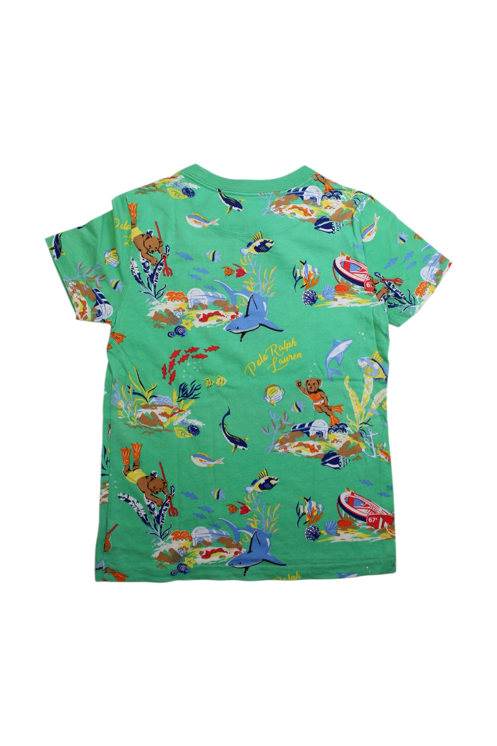 Polo Ralph Lauren Sea Creatures Short Sleeve T-Shirt - Size 7Y、mySite、g9winljtr