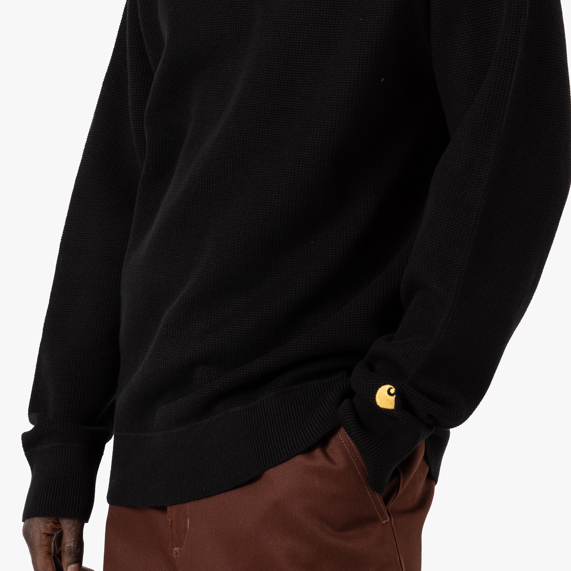  Carhartt WIP Chase Sweater / Black / Gold、mySite、merchandisen