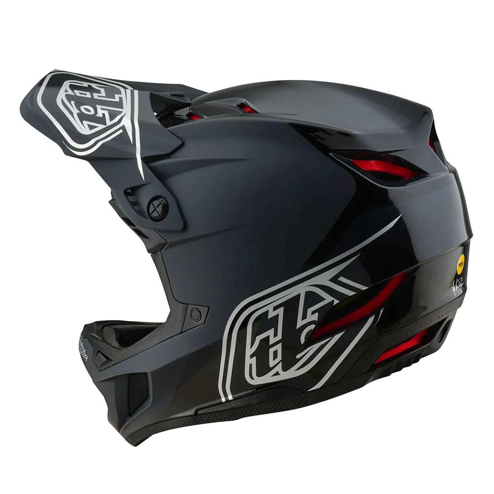  Troy Lee D4 Polyacrylate MIPS Race Helmet - Shadow Black、mySite、merchandisen