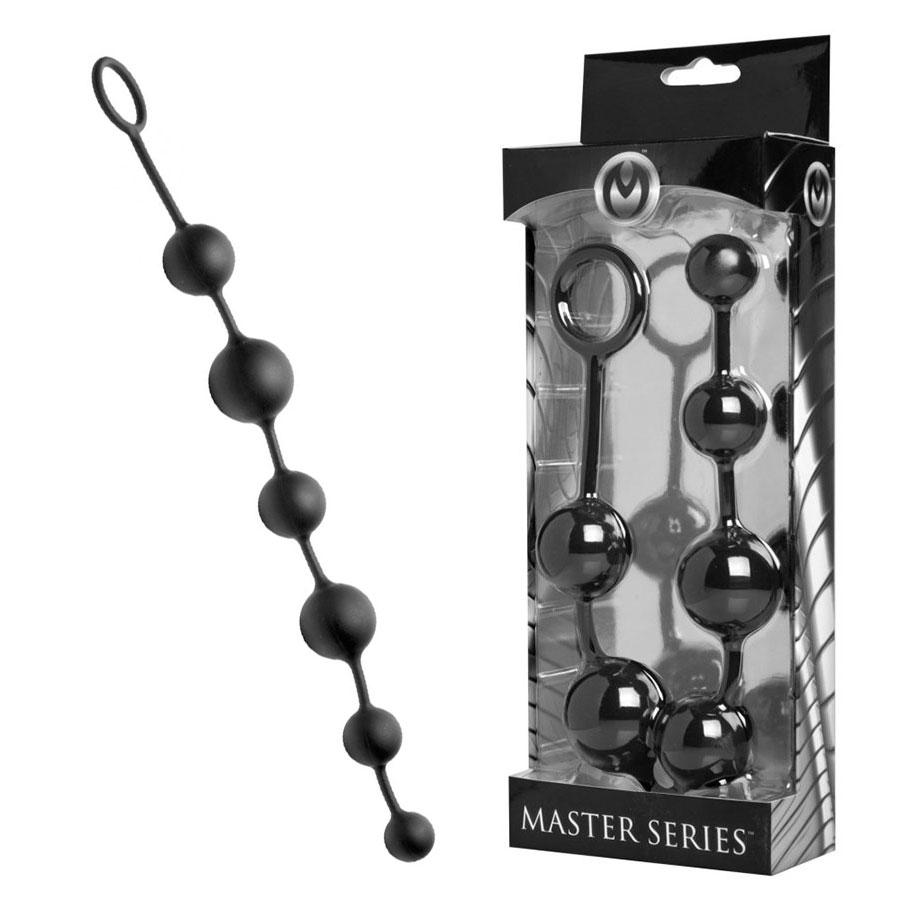 The Serpent 6 Anal Silicone Beads Black、mySite、bottomscart