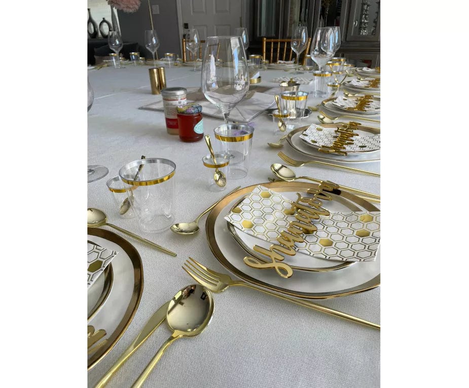 Gold Shana Tova Place Setting Words, Set of 4、mySite、topwebapps