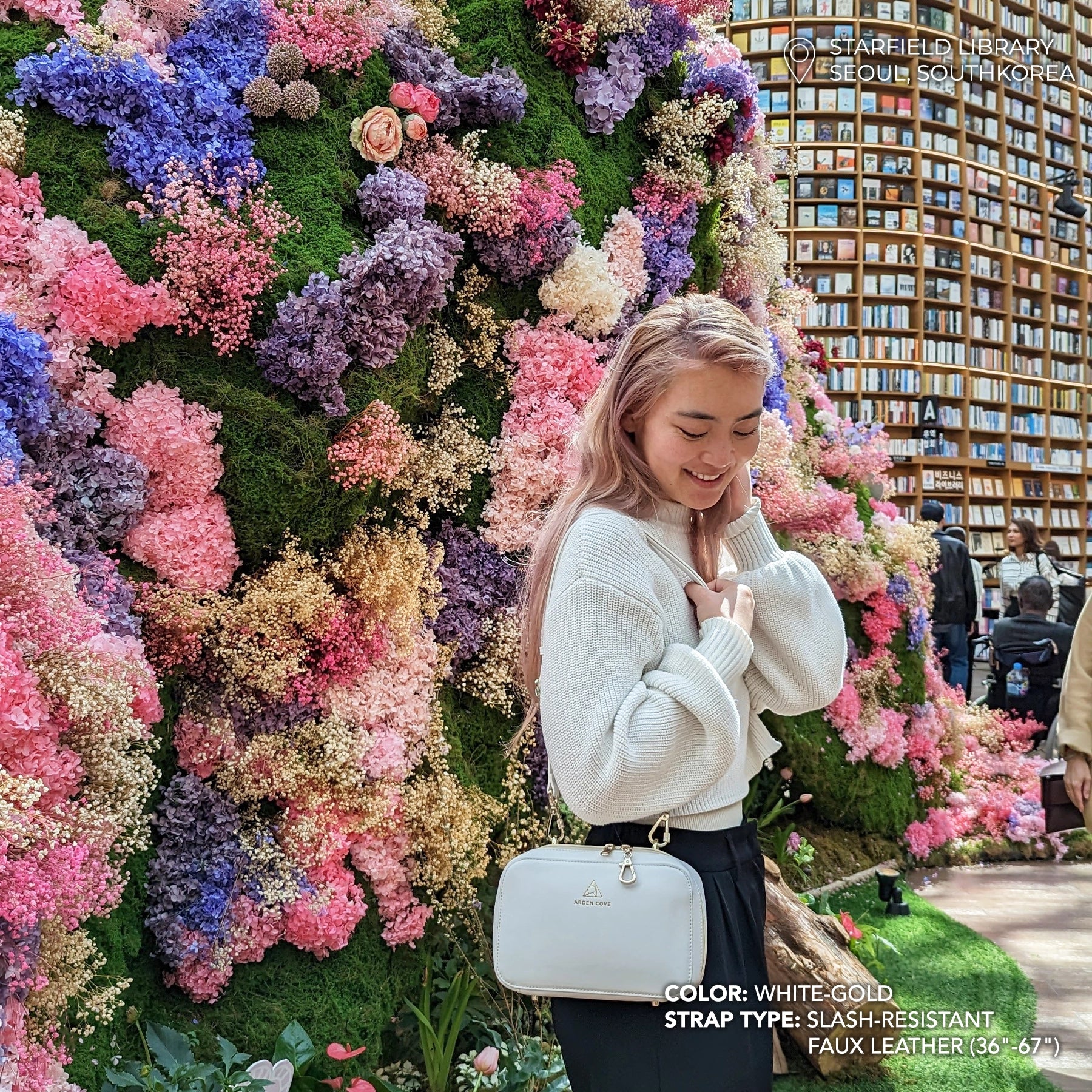 Elise Crossbody with Locking Clasps Strap、mySite、garagedoors4me