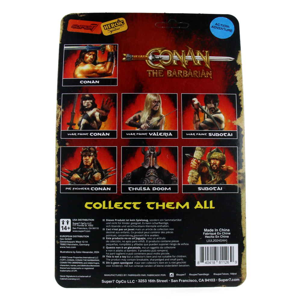 Conan (Resurrected) - Conan the Barbarian - ReAction Figures、mySite、greenlandpopulation