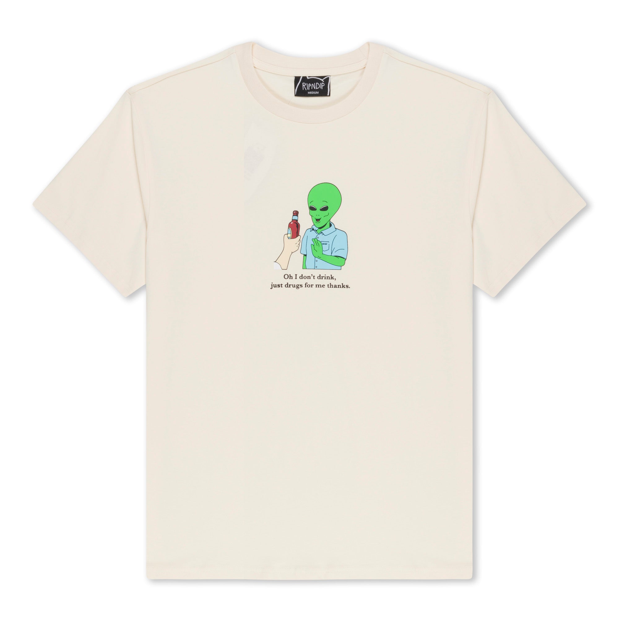  I Don't Drink Tee (Natural) 7.5oz、mySite、merchandisen
