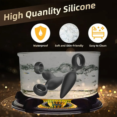 Silicone Butt Plug Training Set