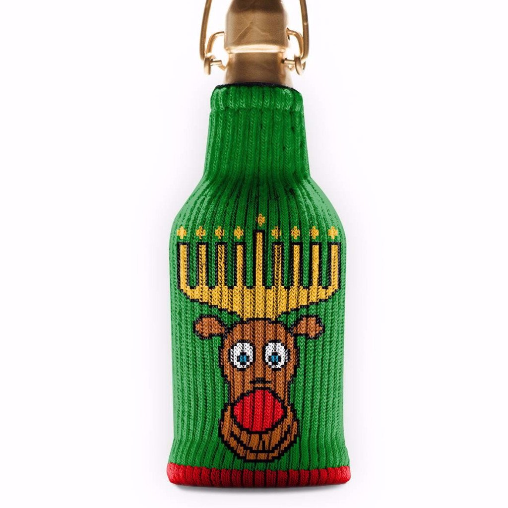 Jewdolph Knit Koozie by Freakers、mySite、topwebapps