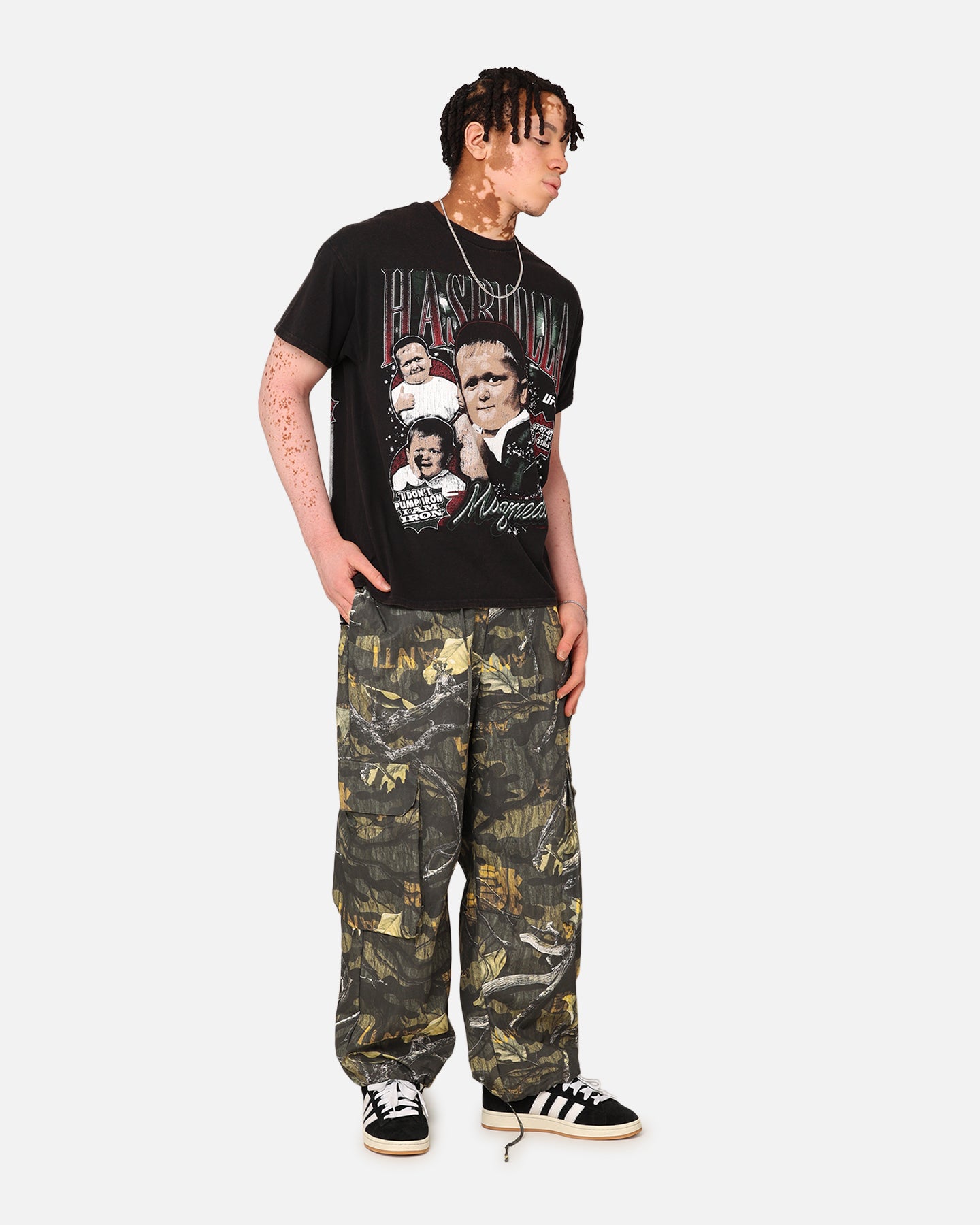 UFC By Goat Crew Hasbulla Vintage T-Shirt Black Wash、mySite、zt4zffjzw