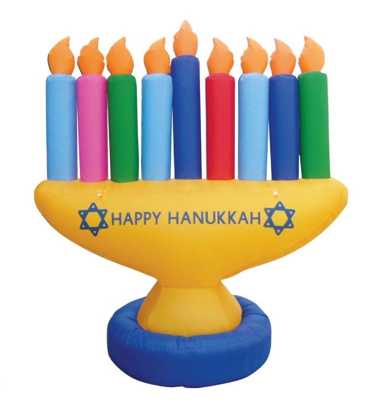 Indoor or Outdoor Inflatable Menorah - 7 Feet、mySite、topwebapps