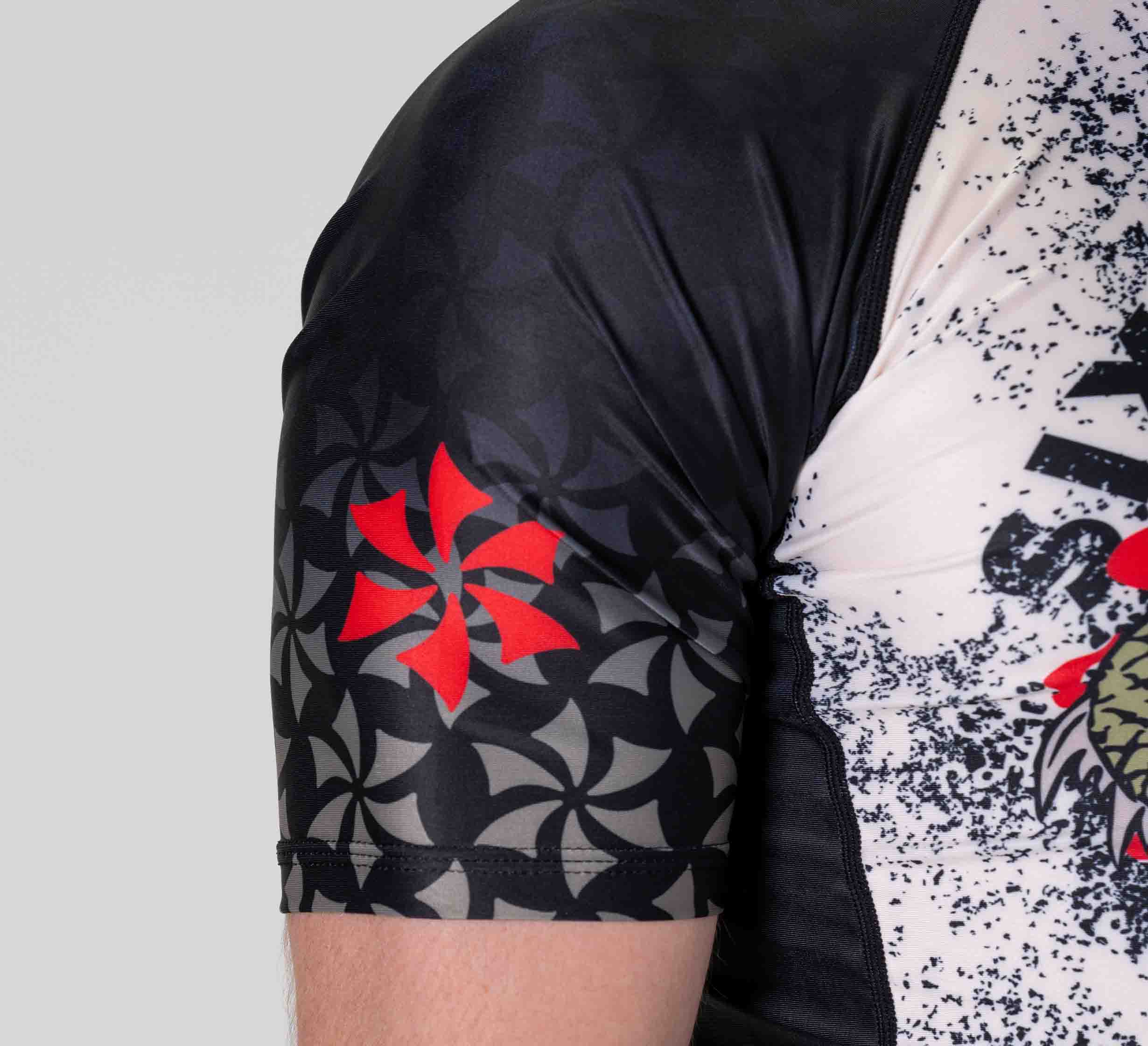 Six Blades Dragon Short Sleeve Flex Lite Rashguard、mySite、gigharbornorthrealestate