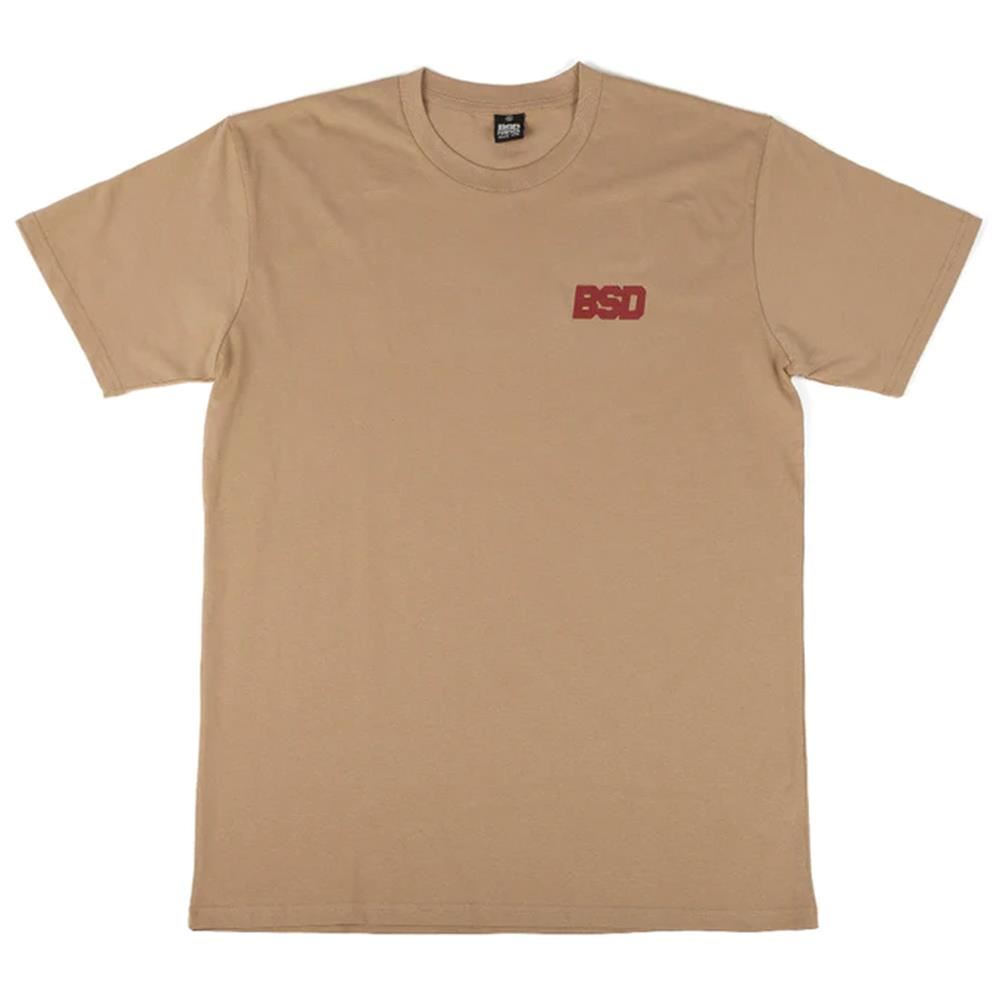  BSD We Here Forever T-Shirt - Khaki、mySite、merchandisen