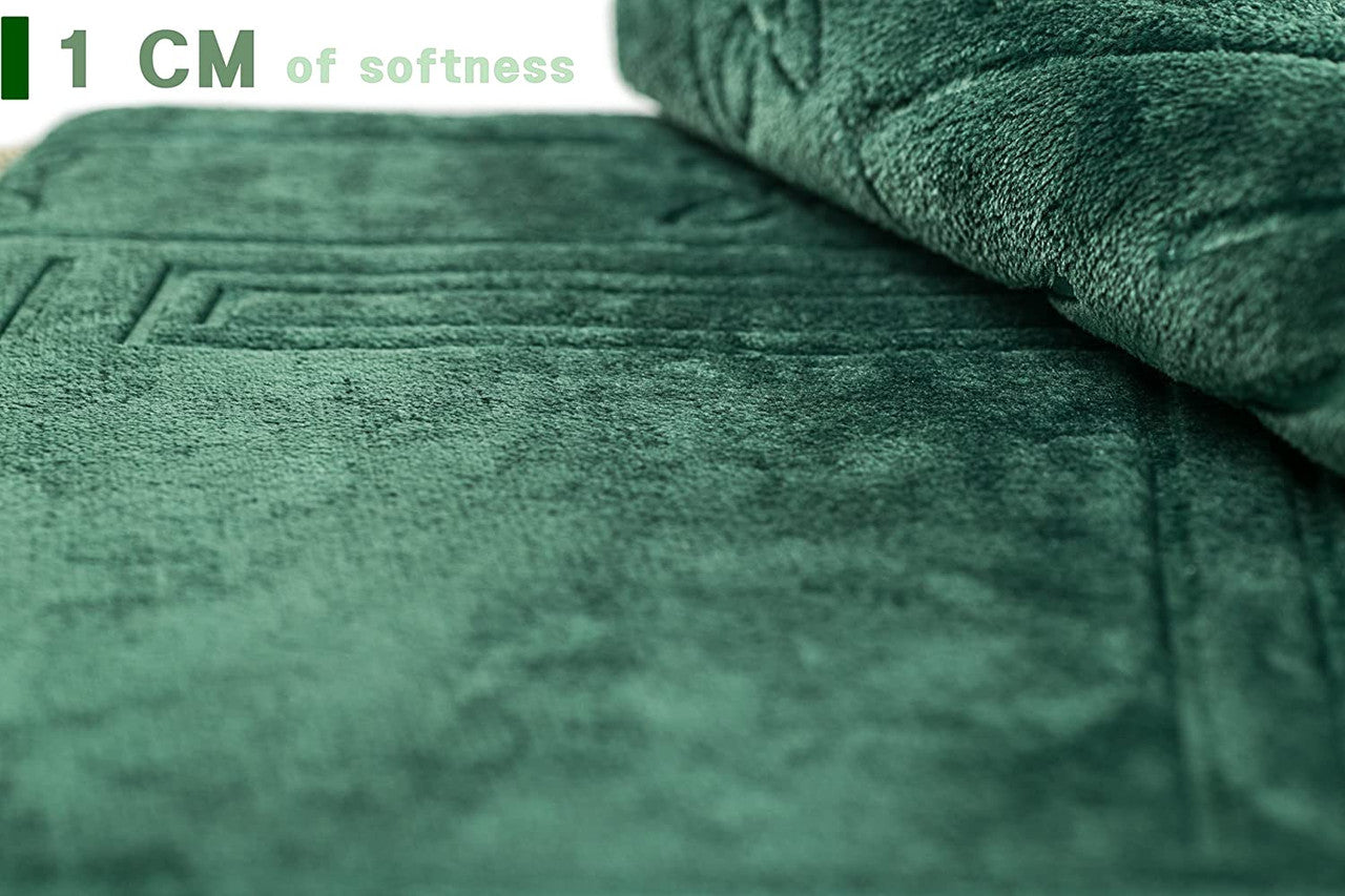 Foldable Prayer Rug with Back Rest (Green)、mySite、topwebapps