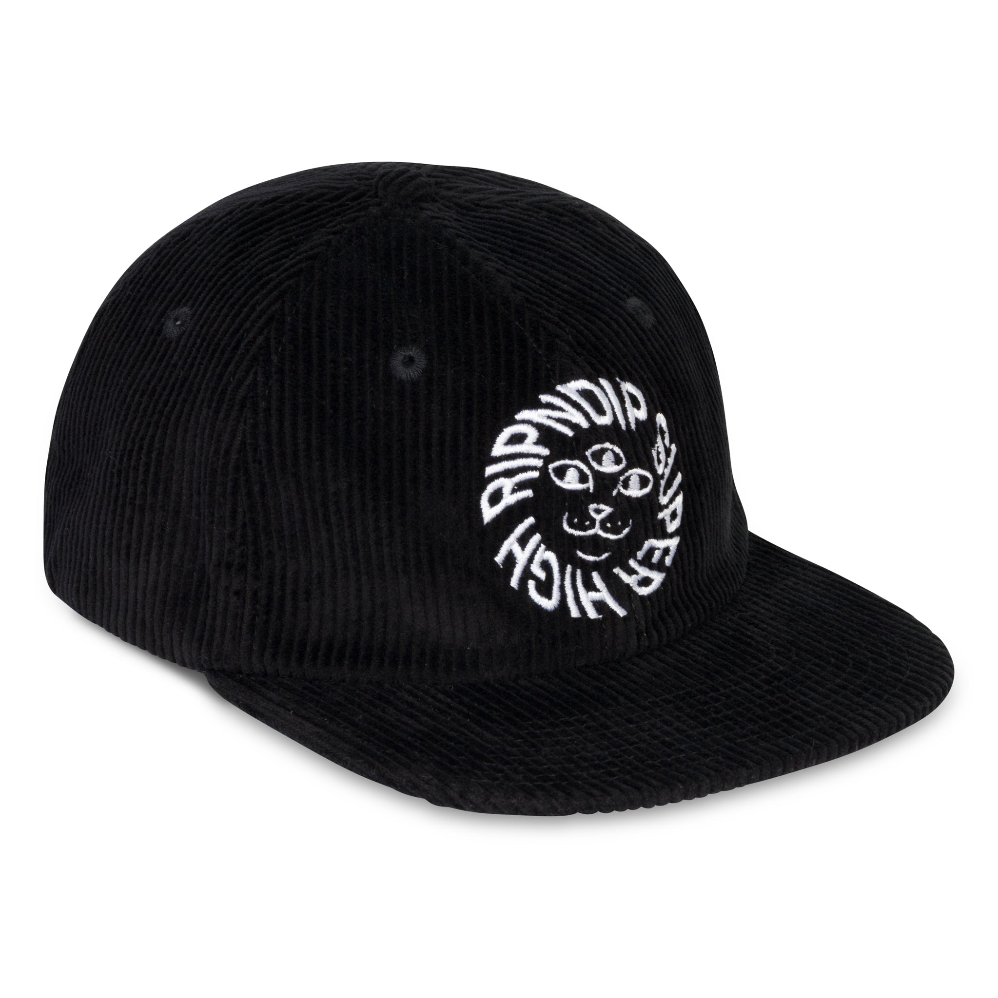  Kinetic Field 6 Panel Corduroy Strapback (Black)、mySite、merchandisen