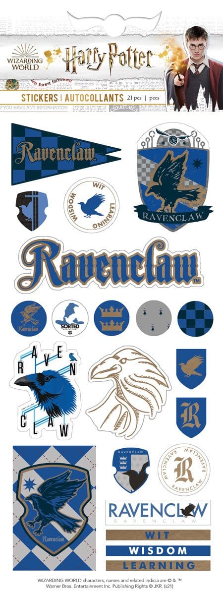  Harry Potter Stickers - Ravenclaw House Pride Enamel Sticker、mySite、ghnorth