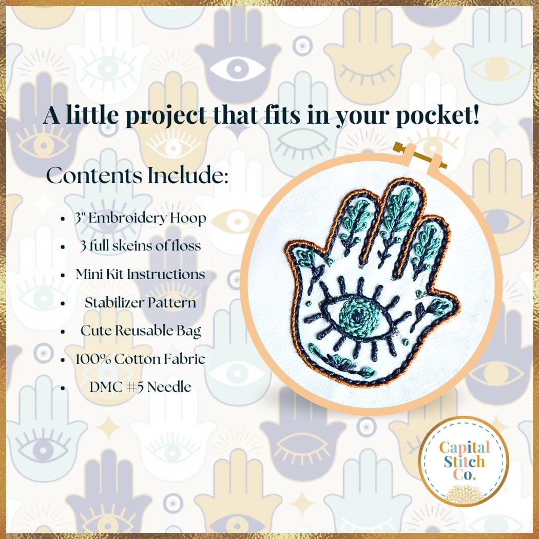 Ancient Hamsa Embroidery Kit、mySite、topwebapps