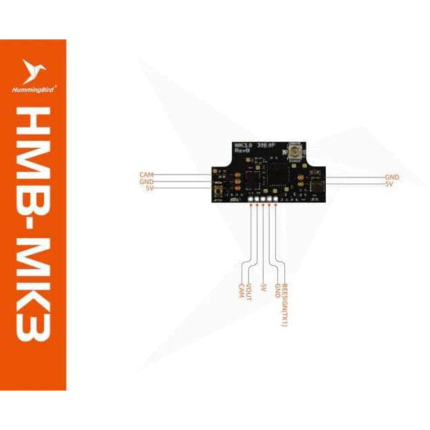  NewBeeDrone Mark3 Micro FPV Camera & 25mW VTX w/ Goober Canopy AIO - Black、mySite、merchandisen