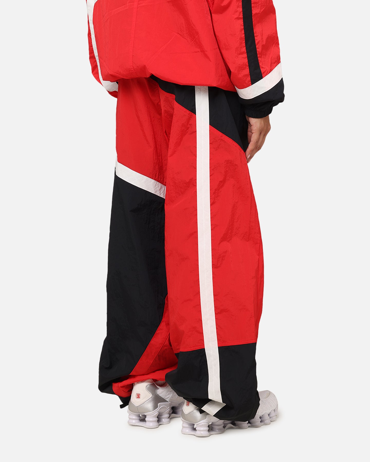 Nike Women's Sportswear Mid-Rise Street Woven Open-Hem Pants University Red/Black/Sail、mySite、zt4zffjzw