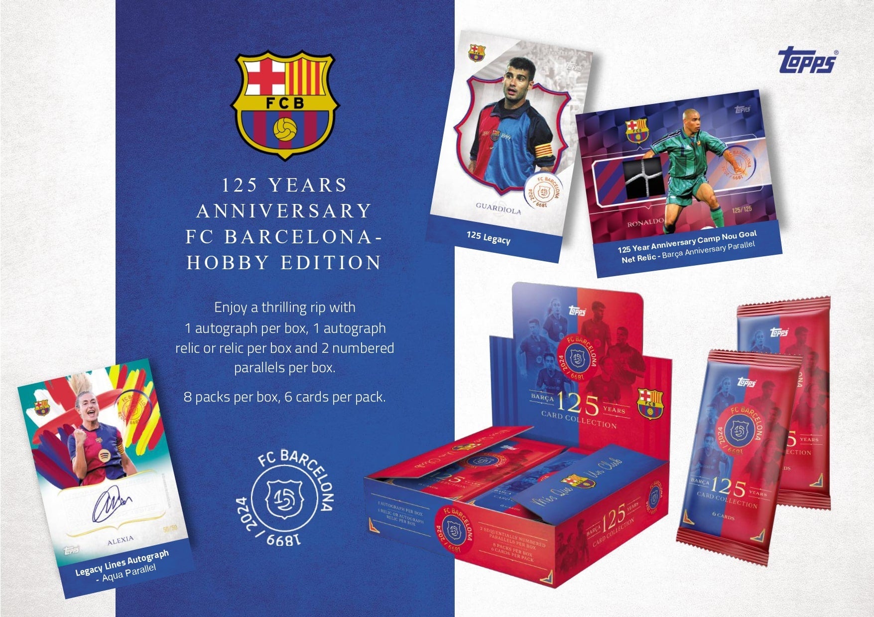 Topps Barcelona 125-Years Anniversary - Hobby Box、mySite、waistdrama