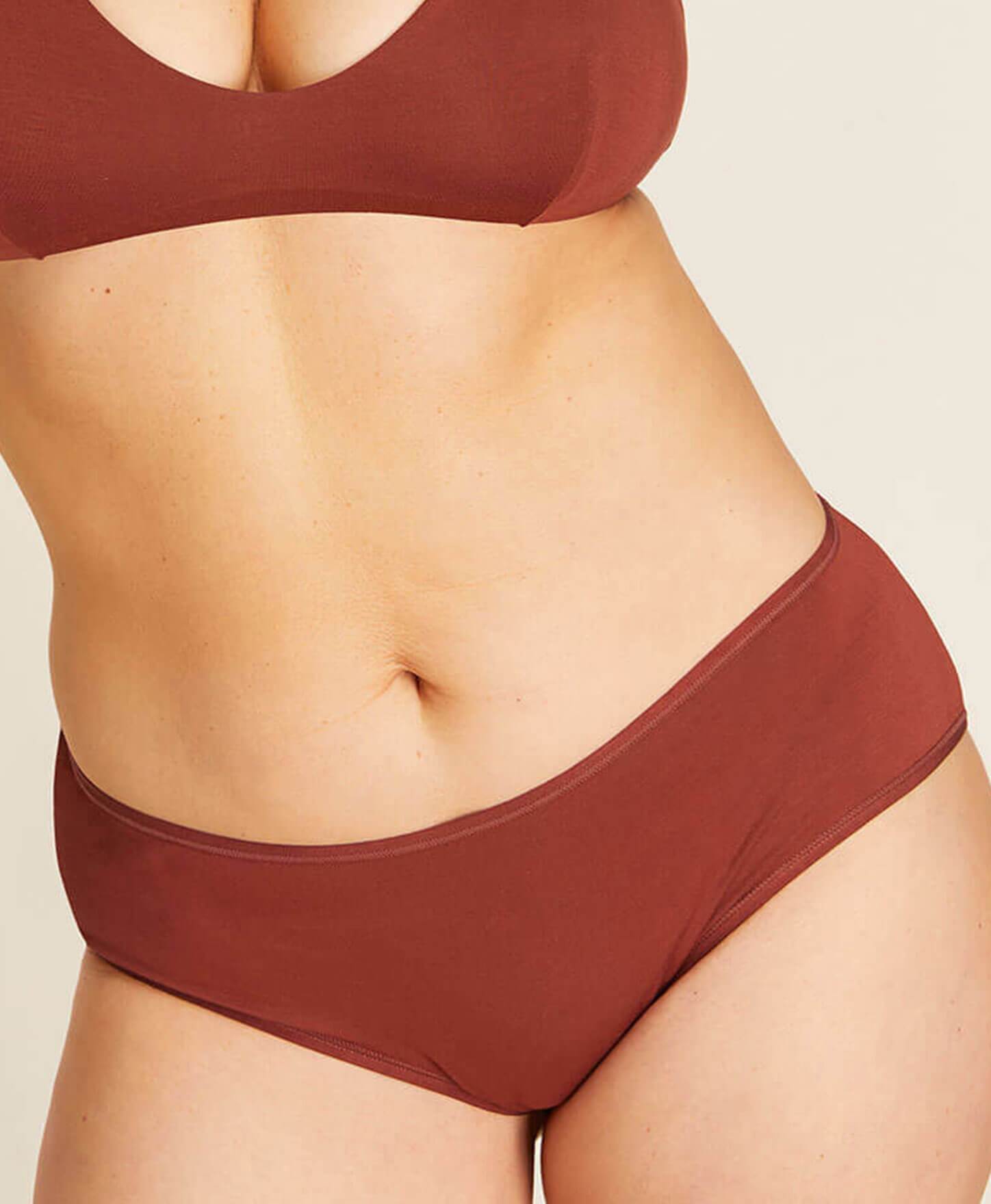  The Brief Panty - Rayon - Deep Terracotta、mySite、ashleygrahame