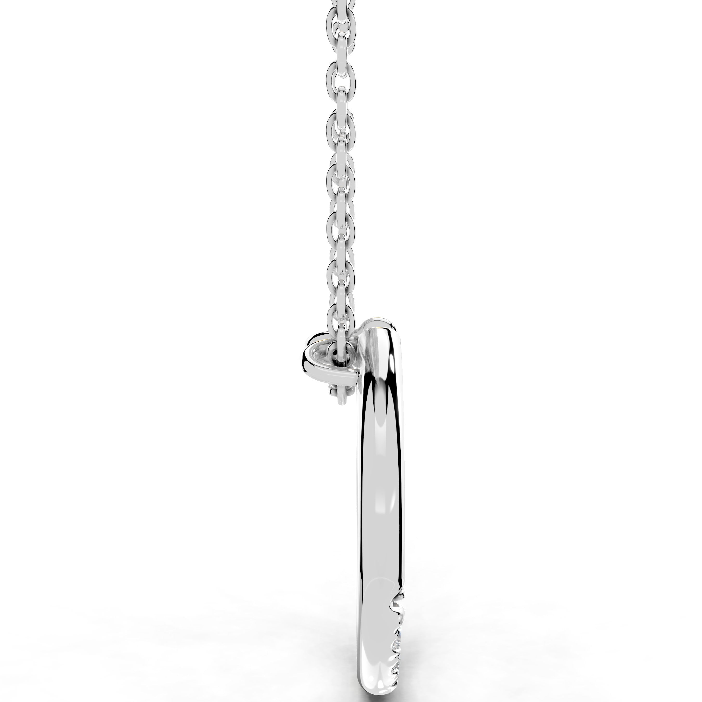 Everlasting Lab Grown Diamond Necklace - 18K White Gold、mySite、hinf8tx79