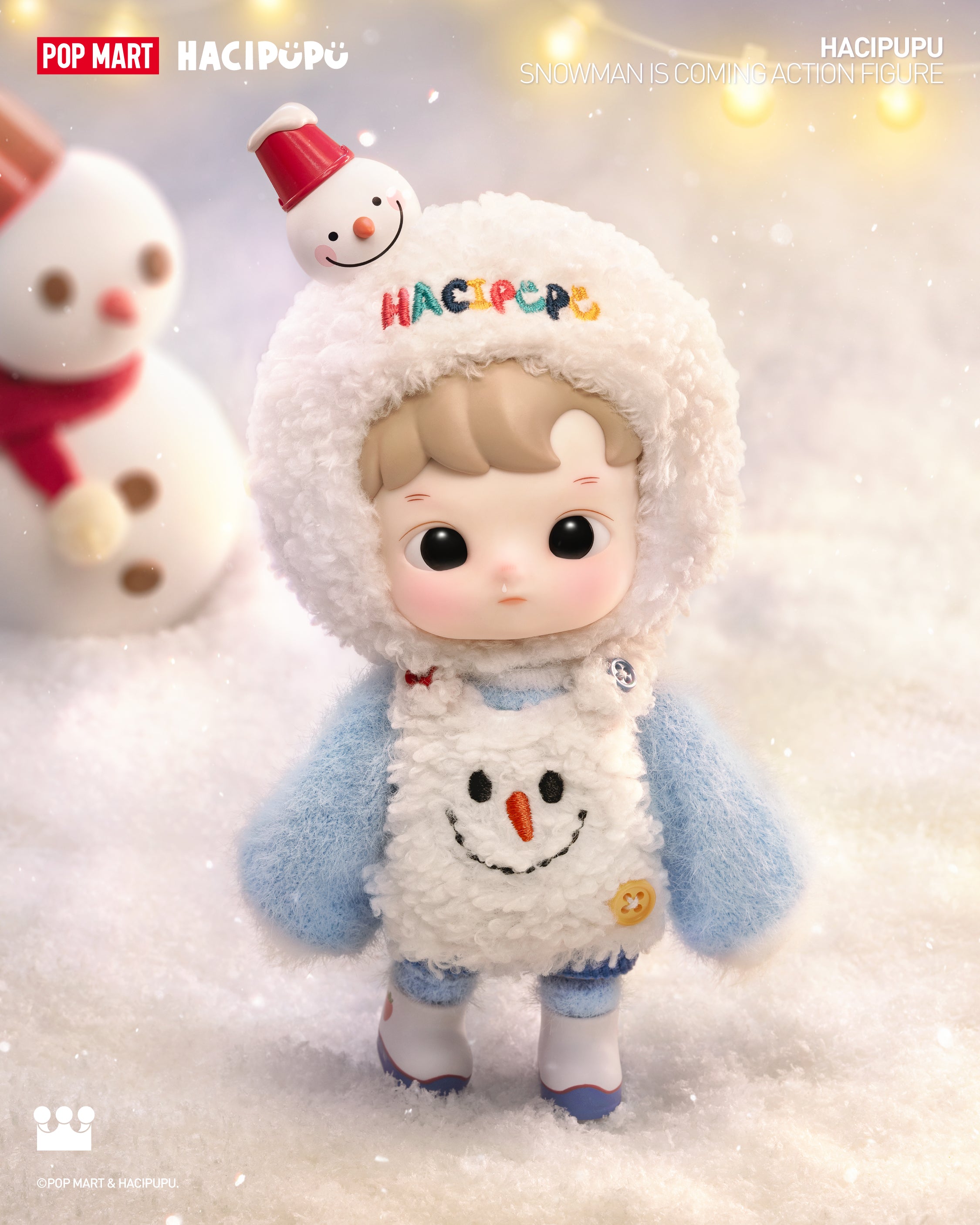  POP MART HACIPUPU Snowman is Coming Action Figure、mySite、greenlandpopulation
