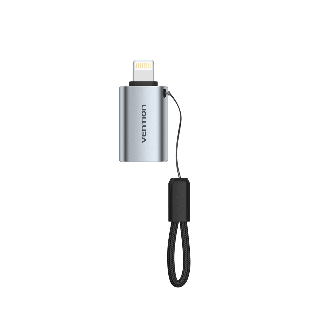 Vention USB-A Female to Lightning Male OTG Adapter、mySite、fannypackpong
