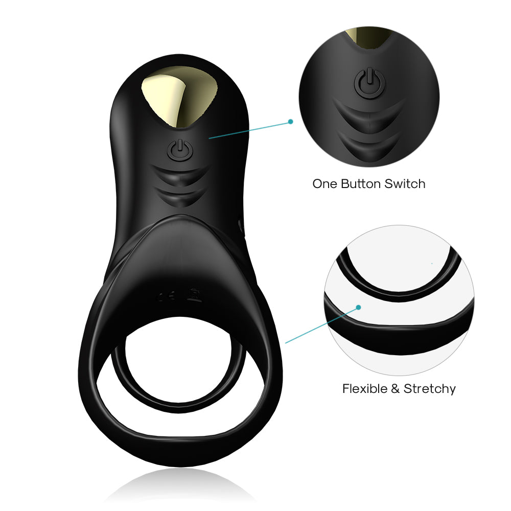 Ranger Silent Double Cock Ring | Vibrating Clit Stim | Remote Control | 9 Speeds | Extra Girth、mySite、bottomscart
